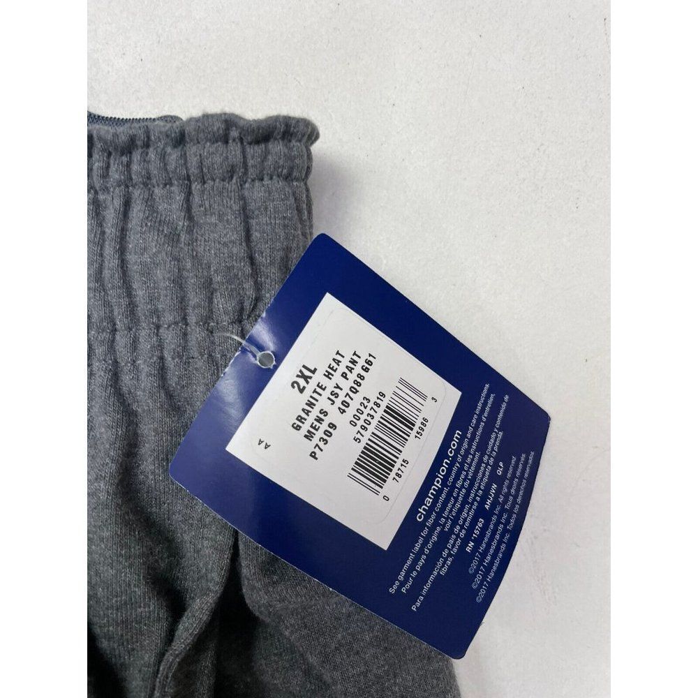 Champion Open Bottom Everyday Sweatpants Men XXL Gray P7309 NWT - Picture 8 of 10